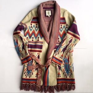 Aztec Print Cardigan
